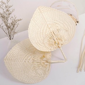 Éventails bohèmes d'été rafraîchissants en bambou tressé, cadeaux pour mariages et événements, vente en gros - Product Image 1