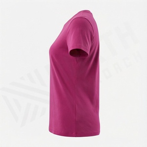 Camisetas de Mujer Más Populares, Verano, Corte Ajustado, Secado Rápido, Uso Casual, Manga Corta, Transpirables, Lisas, Personalizadas, en Oferta, Precio Bajo - Product Image 3