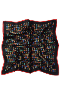 Tela de Satén Estampada Personalizada de Alta Calidad para Bufandas, para Campañas de Marketing de Marca Privada en Europa e Israel, OEM ODM - Product Image 3