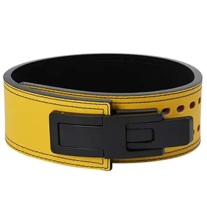 Cinturón de Levantamiento de Pesas Geo Brother Co, Nuevo, de Alta Calidad, Duradero, de Cuero Vacuno, Transpirable, Antideslizante, Profesional, para Fitness - Product Image 1