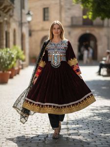 100% High Quality Wholesale Prices Velvet Afghani <b>Dress</b> Women Traditional Ready Made Afghan Kuchi PartyWear & Casual <b>Dresses</b> - Product Image 3