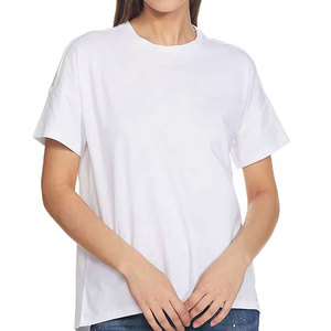 T-shirt décontracté en toile pour femme, qualité export, respirant, idéal pour l'été - Product Image 1