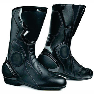 Bottes de moto sur mesure, embout en acier, imperméables, respirantes, en cuir, chaussures de moto pour l'été, matériau en cuir personnalisé - Product Image 4