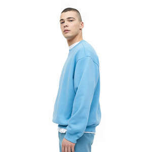 เสื้อสเวตเชิ้ตผ้าฝ้ายผสมขนแกะสำหรับผู้ชาย ฤดูใบไม้ร่วง - เย็บอย่างนุ่มนวล ทนทาน ดีไซน์ทันสมัย สวมใส่สบาย คุณภาพสูง เป็นมิตรกับสิ่งแวดล้อม - Product Image 4
