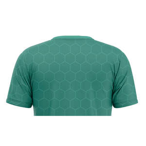 T-shirts personnalisés 100% polyester pour hommes, manches courtes, col rond, coupe classique, fabricant OEM ODM, logo personnalisé - Product Image 5