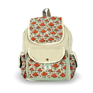 Sac à dos de sport décontracté en coton et chanvre - Product Image 2