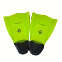 Aletas de natación para niños y adultos con logotipo personalizado nuevo de fábrica, diseño profesional OEM/ODM, aleta corta de buceo de silicona gratis para entrenamiento