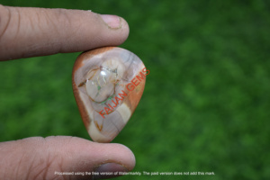Cabochon de Jaspe Impérial 100% Naturel, Taille Personnalisée, Forme Poire, FAIJAN GEMS Rajasthan, Pierre Précieuse Certifiée par un tiers, Vente en Gros - Product Image 3