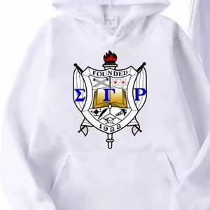 Ensemble de survêtement sportif à capuche Sigma Gamma Rho, nouveau style, personnalisé, streetwear décontracté, vêtements de sport OEM - Product Image 4