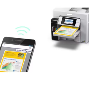 NEWLY STOCKED EcoTank Pro ET-5880 Wireless Color All-in-One Supertank <b>Printer</b> With <b>Scanner</b>, Copier, Fax - Product Image 3