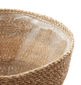 Macetas de Almacenamiento para Exterior de Estilo Rústico Bohemio, Hechas a Mano en Vietnam, de Hierba Marina, con Asas Tejidas a Mano, Ecológicas - Product Image 4