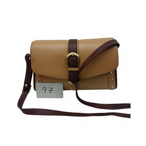 Handicraft Cow Calf Leather Handbags Custom Logo Print Durable Zipper Fashionable Long Strap Eco Friendly Lightweight Waterproof - Product Image 3