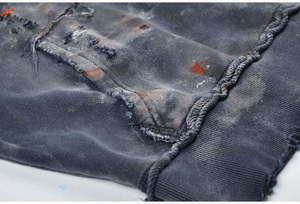 <b>Men's</b> Oversized Tie-Dye Hooded Sweatshirt Regular Sleeve Knitted Cotton Casual Autumn Wear - Product Image 4