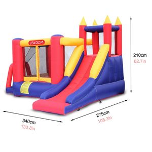 Castello Gonfiabile in Tessuto Oxford 420D, Grande Attrezzatura per Divertimento all'Aperto con Superficie Ruvida - Product Image 6