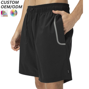 Shorts de sport décontractés en coton pour hommes, taille élastique, confortables pour la course à pied et le quotidien, respirants, imperméables, logo personnalisé OEM ODM - Product Image 4