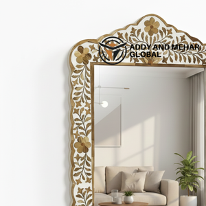 Decorative Art Deco Floral Pattern <b>Mirror</b> Handmade Eco-Friendly Wedding Wall <b>Mirror</b> Luxury Decor - Product Image 4