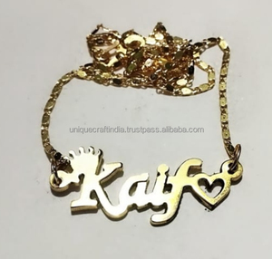 Collar de Cadena de Latón Vintage Hecho a Mano para Mujer, Joyería Clásica de Moda con Colgante Chapado en Oro para Boda, Fiesta, Regalo al por Mayor - Product Image 5