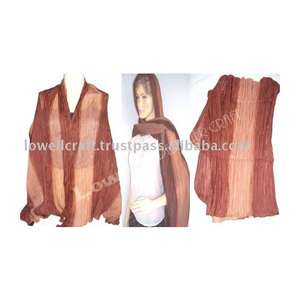 Collection de foulards en soie froissée imprimée et foulards en soie Tabby de luxe – Écharpes de mode douces de qualité supérieure, élégantes et de créateur - Product Image 2