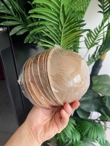 Assiettes en feuilles de palmier compostables, forme ronde, 100% naturelles, assiettes en areca pour un usage quotidien ou pour des événements - Product Image 2