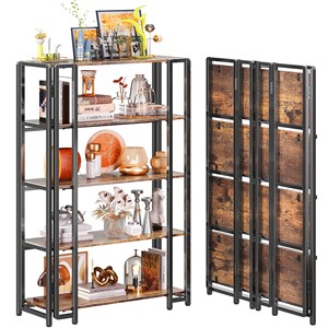 Aqdus Saleem PN-TIR-2418 Pine Wood Industrial Shelving Unit 4-Tier Metal Frame Wholesale Organizer - Product Image 2