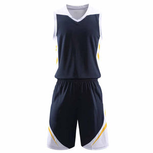 Uniforme de Baloncesto sin Mangas con Cuello en V, 100% Poliéster Transpirable, Tallas Grandes, para Hombre, Diseño Personalizado, Ropa de Entrenamiento para Adultos - Product Image 1
