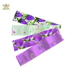 ชุดยางยืดออกกำลังกายสำหรับบริหารสะโพกผู้หญิง แบบวงกลม กว้าง กันลื่น สำหรับออกกำลังกายกล้ามเนื้อก้น ทำจากโพลีเอสเตอร์คุณภาพสูง - Product Image 4