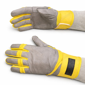 Gants de baseball et de softball personnalisables en cuir de vachette véritable et PU, confortables, ambidextres, avec fermeture Velcro, haute performance - Product Image 6