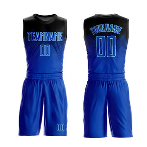 Conjunto de Camiseta de Baloncesto Sublimada Personalizada de Dos Tonos, Cuello Redondo, Sin Mangas, Absorbe la Humedad, Ropa Deportiva Unisex para Adultos - Product Image 3