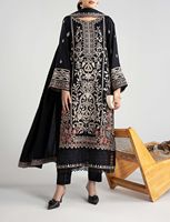 Baju Shalwar Kameez Wanita Pakistan India untuk Musim Panas, Bahan Katun Lawn, Pakaian Kasual, Cepat Kering, Anti Kusut, Model Bolak-Balik, Longgar