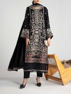 Tenues d'été décontractées pour femmes pakistanaises et indiennes, en tissu de coton lawn, séchage rapide, infroissable, coupe ample et réversible - Product Image 2