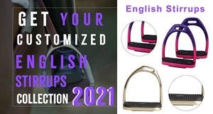 Estribos de conducción ecuestres flexibles y elegantes, plástico negro, PVC, resistencia a la fatiga ligera, se vende como un par, venta al por mayor - Product Image 3