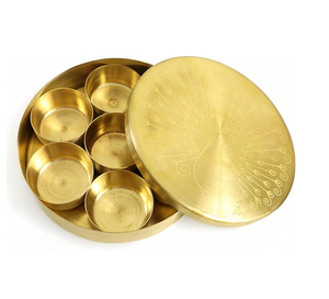 Customized Brass Spice <b>Box</b> Best Designer <b>Herb</b> And Spice Tools Luxury Design Brass Spice <b>Box</b> - Product Image 1