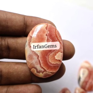 Piedra preciosa suelta de Rodocrosita Rosa Natural de tamaño personalizado, cabujón pulido de calidad increíble, varias formas, cabinas de cristal curativas - Product Image 5