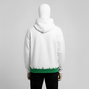 Sweat-shirts à capuche pour hommes avec impression graphique personnalisée, vente en gros, blancs, oversize, en molleton, impression en relief, streetwear, fabricant - Product Image 5