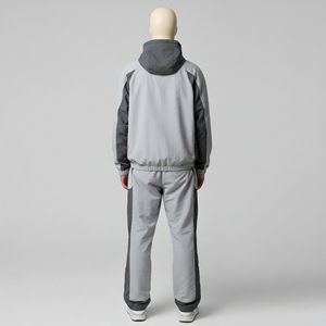 <b>Men's</b> New Fashion Outdoor Hooded Casual Windbreaker Tracksuit for Cycling & Running Solid Printed 100% Cotton OEM Serviced - Product Image 4