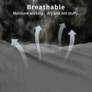 Camiseta de Secado Rápido con Cuello Redondo, Ropa de Senderismo Ligera, Absorbente de Sudor, Camiseta Táctica de Manga Larga para Hombre - Product Image 4