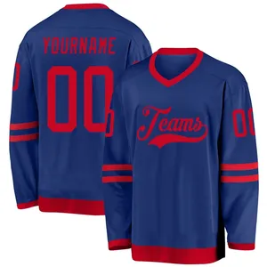 Jersey Profesional de Hockey sobre Hielo, Impresión por Sublimación Personalizada, Tela de Malla Transpirable, Uniforme de Equipo, Ropa Deportiva - Product Image 4