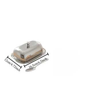 Heavy Duty Metal <b>Butter</b> Dish for Home & Restaurant Use - Product Image 3