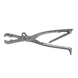 Pinzas para Sujetar Huesos de 22 cm, Plegables, de Acero Inoxidable, con Trinquete, Certificación CE Clase I, 1 Año de Garantía, Instrumentos, Juego de Instrumentos - Product Image 1