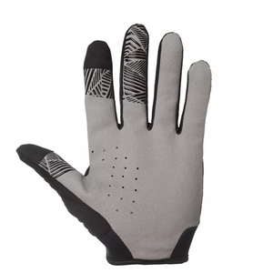 Gants de course à doigts entiers respirants en nylon antidérapants compatibles avec les écrans tactiles, unisexes, fermeture auto-agrippante, noirs - Product Image 4