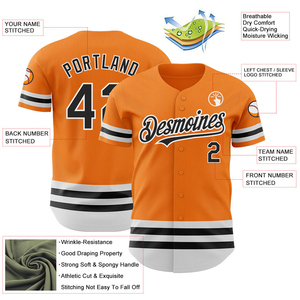 Uniformes de Béisbol Personalizados Premium, Sublimados con Rayas, 100% Poliéster, Transpirables, que Absorben la Humedad y de Secado Rápido - Product Image 4