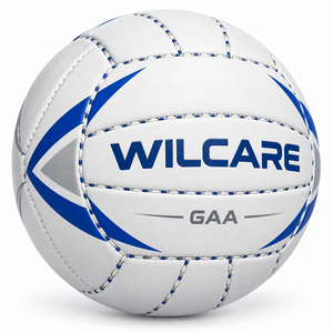WILCARE Balón de Fútbol Redondo Cosido en Blanco y Dorado con Patrón Sólido y Logotipo - Product Image 3