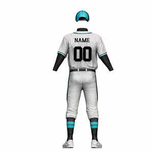 Latest Design New Style Breathable Printed Canvas Silk Baseball Uniform Premium Quality Custom Color Moisture-Wicking Custom - Product Image 2