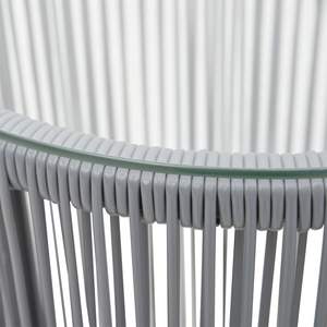 PE Rattan Grey Juego de bistró de 3 piezas con cojines Colección de muebles de patio - Product Image 3