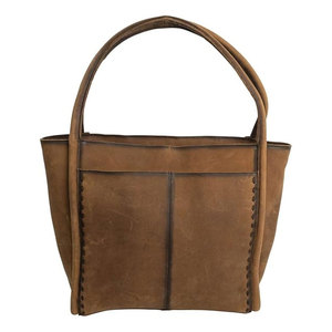 Cowhide Betty Tote <b>Bag</b> Genuine Full Grain <b>Leather</b> Women's Handbag Zipper Foldable Durable Spacious Everyday Carryall Purse <b>Work</b> - Product Image 2