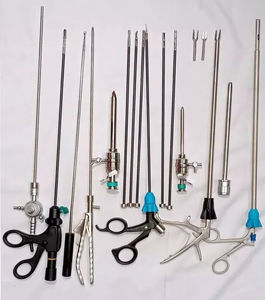 Juego de 12 Instrumentos Quirúrgicos Laparoscópicos de 3mm: Pinzas de Succión, Cánulas de Irrigación y Empujadores de Nudos de Mahfooz Instruments - Product Image 3