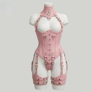 Nouvel Arrivage – Corset Sportif Sexy en Cuir Durable, Respirant, Style Soutien-Gorge Push-Up, Contrôle Moyen, Gaine Amincissante de Qualité Supérieure pour Femme - Product Image 1