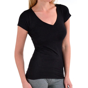 T-shirt court blanc personnalisé pour femme, T-shirt d'été vierge 100 % coton de haute qualité avec motif graphique, T-shirts blancs pour femme - Product Image 1