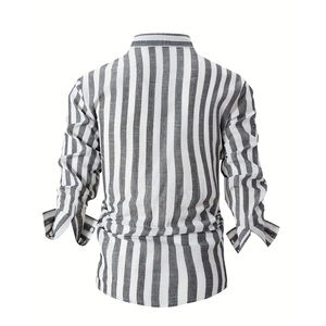 Chemise habillée slim fit en twill 100 % coton de qualité supérieure pour hommes, vente en gros, marque privée, ODM, commandes en gros - Product Image 5