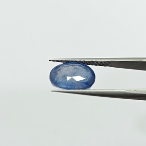 Zafiro azul ovalado natural de 6.59 quilates de Sri Lanka, piedras preciosas sueltas para la fabricación de joyas y anillos BSOH-56 - Product Image 4